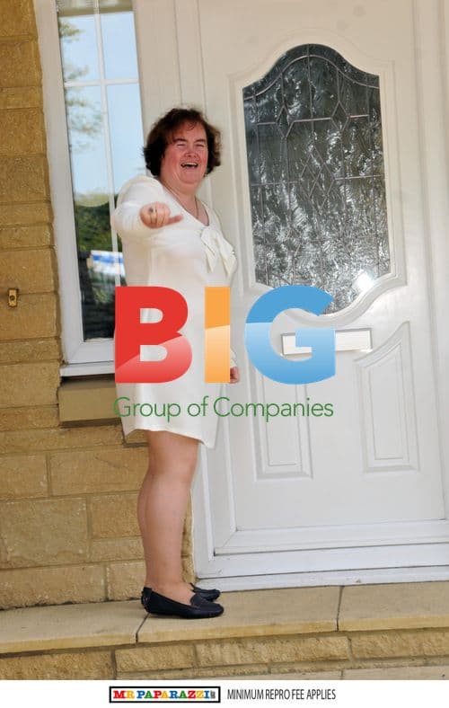 Susan Boyle at Home in Blackburn