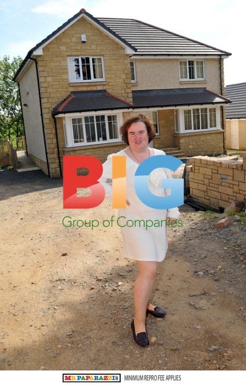 Susan Boyle at Home in Blackburn