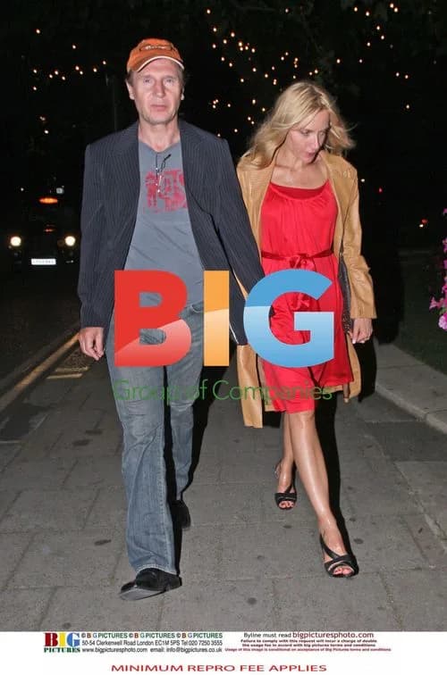Liam Neeson spotted with mystery blonde