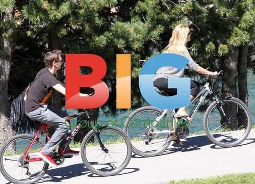 Kate Hudson's Family Bike Ride in the Swiss Alps