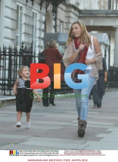 Charlotte Church Outing with Kids in London