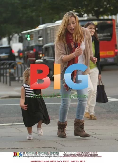 Charlotte Church with Children in London