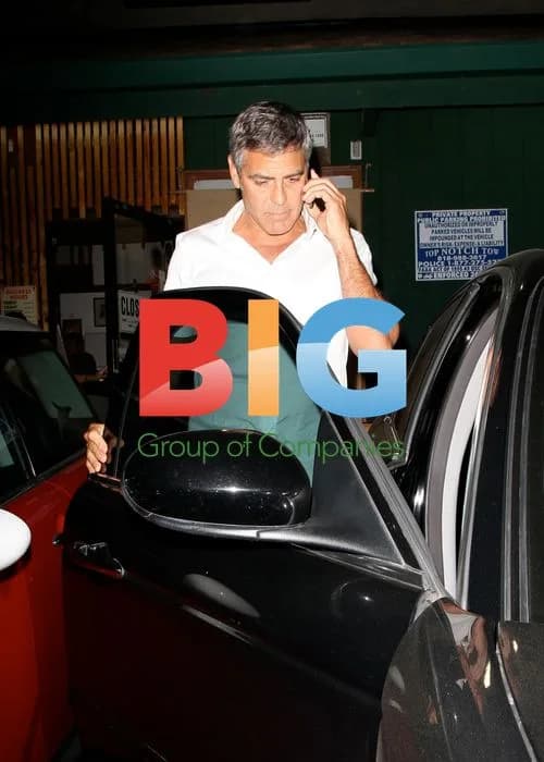 George Clooney Leaving LA Restaurant
