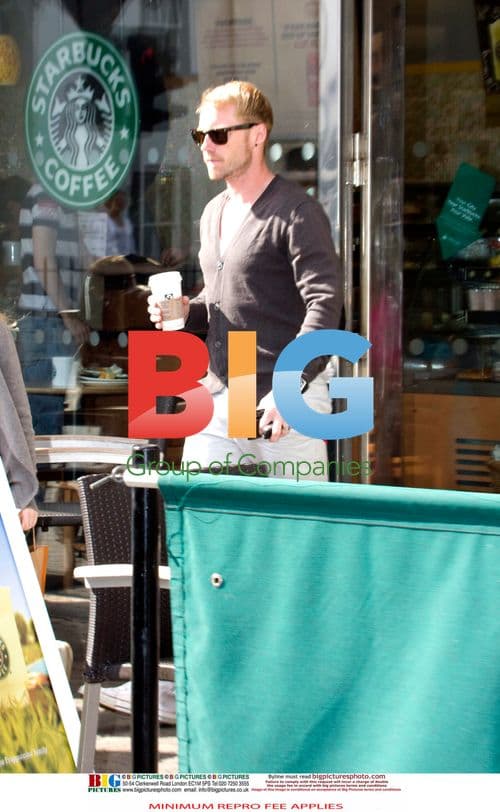 Ronan Keating and Family in Dublin