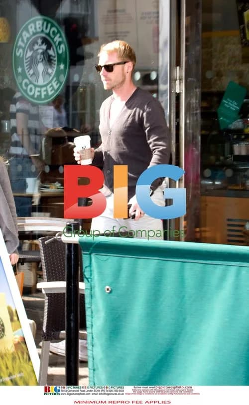 Ronan Keating and Family in Dublin