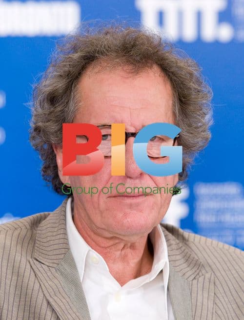 Geoffrey Rush at The King's Speech press conference