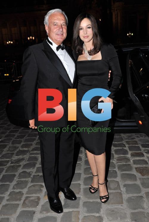 Monica Belluci and Cartier CEO at Antiques Fair