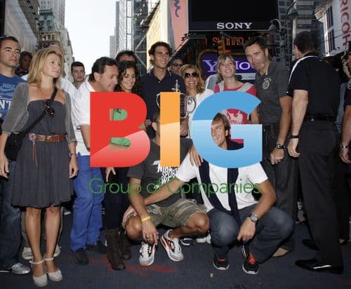 Rafael Nadal Celebrates U.S. Open Win in Times Square