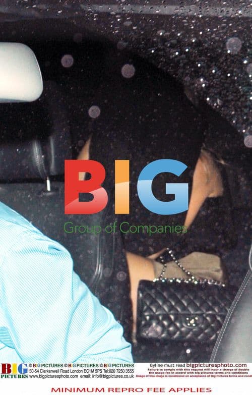 Footballer Peter Crouch and model girlfriend Abigail Clancy