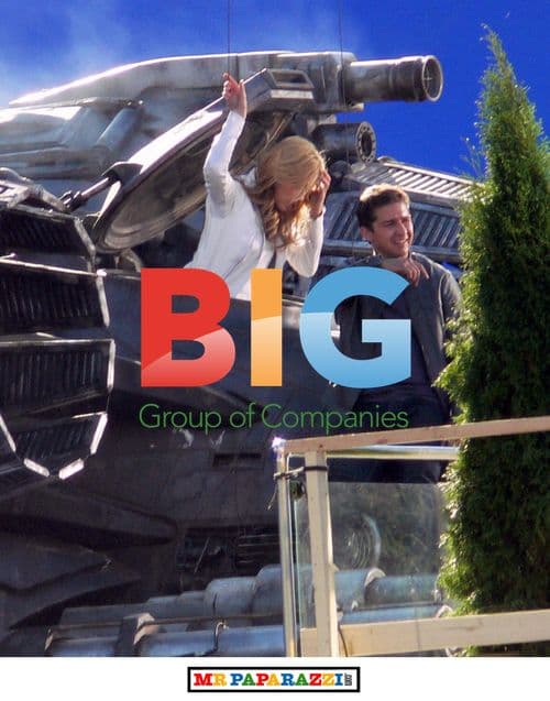 Shia LaBeouf on "Transformers 3" set