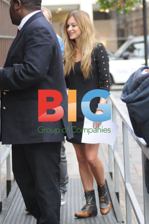 Fearne Cotton and Zac Efron at Radio One Studios