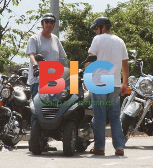 George Clooney on Bike Ride with Dad in Italy