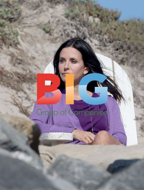 Courteney Cox, Brian Van Holt on Cougar Town Set