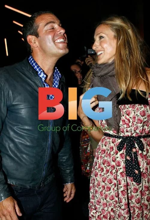 Andy Cohen and Sarah Jessica Parker at DVF Fashion Show
