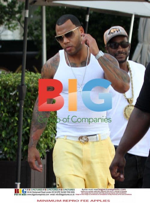 Flo Rida Filming Music Video in Miami