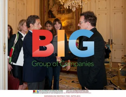 Bono meets Sarkozy for UN summit