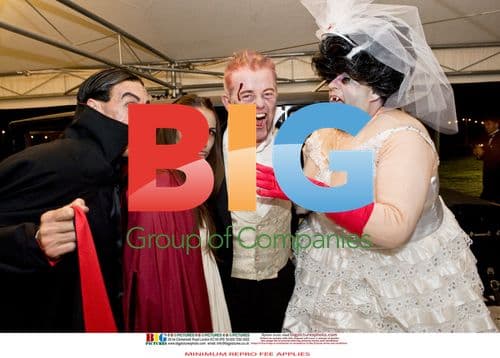 Chris Evans at Goodwood Revival in Vampire Costume