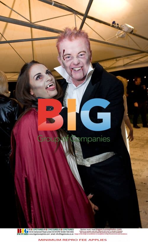 Chris Evans at Goodwood Revival in Vampire Costume