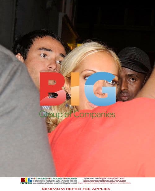 Jack Tweed and Aisleyne Horgan-Wallace at Jet Black Nightclub