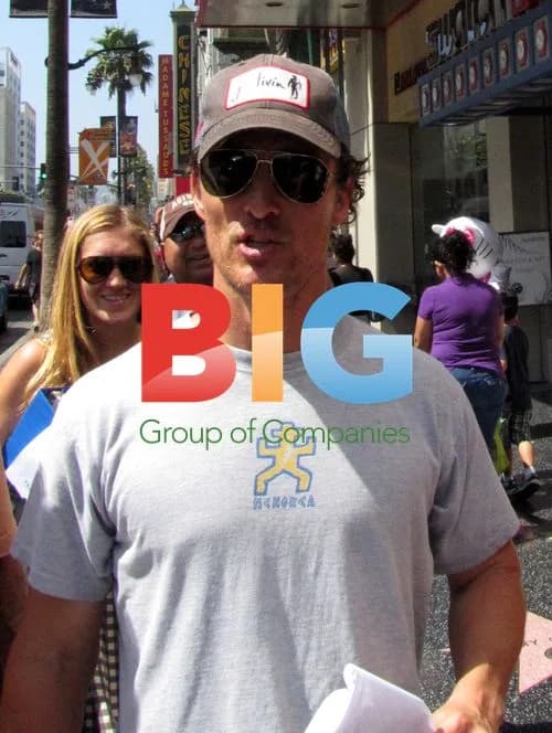 Matthew McConaughey on Hollywood Blvd