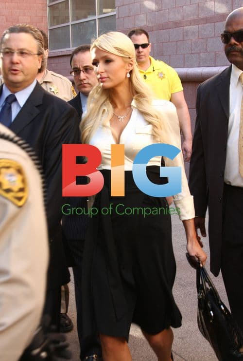 Paris Hilton Arrives at Las Vegas Court