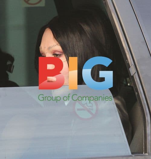 Pete Burns Leaving ITV Studios, London