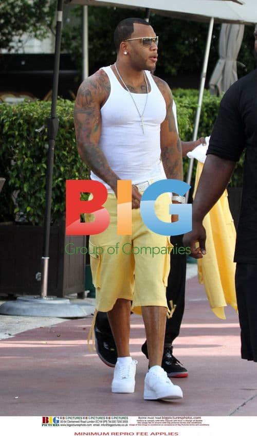 Flo Rida filming music video in Miami