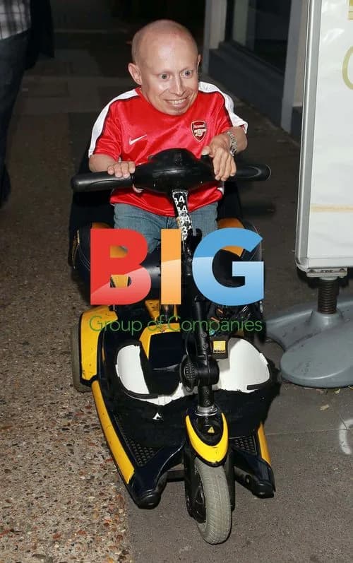 Verne Troyer at Celebrity Juice taping
