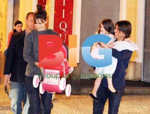 Tom Cruise and Family Spotted in Prague