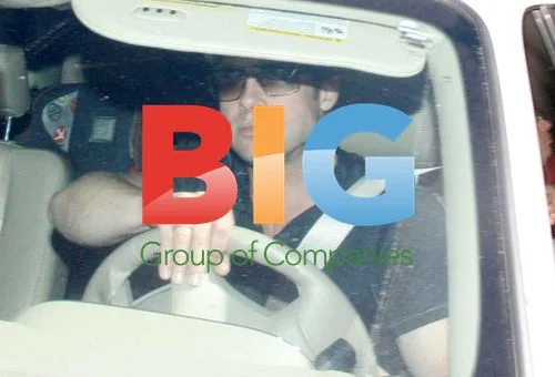 Brad Pitt Leaves The Grove in LA