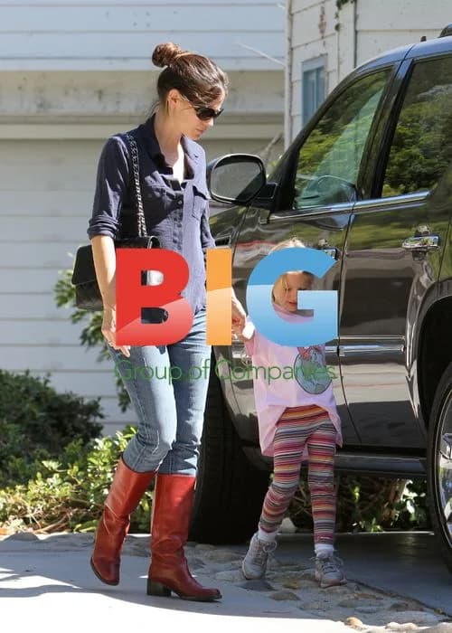 Jennifer Garner with daughter Violet in Brentwood