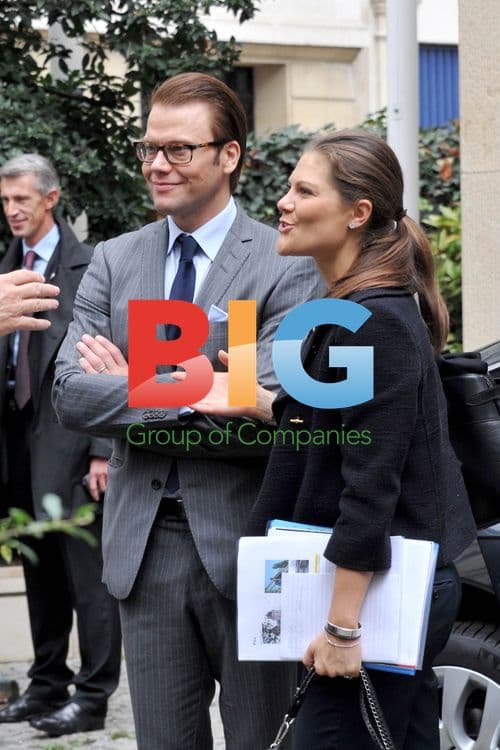 Victoria of Sweden and Daniel Westling at Swedish Embassy