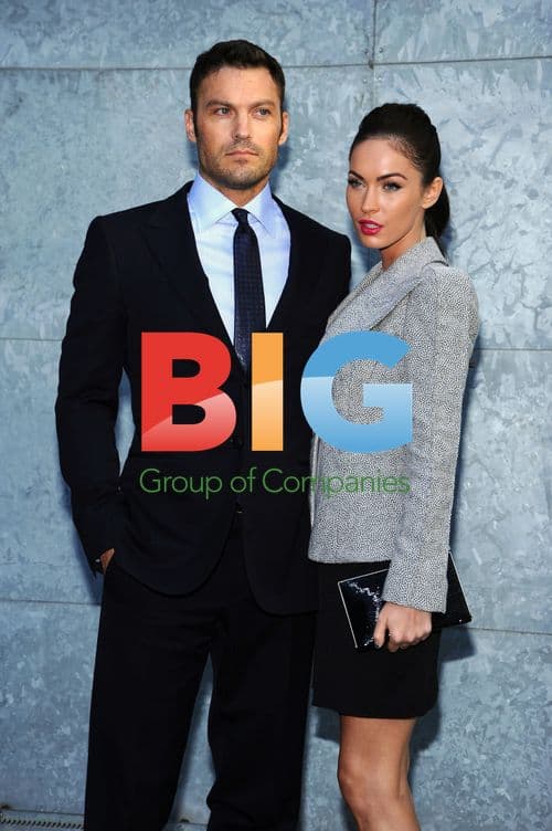 Brian Austin Green and Megan Fox at Armani Show