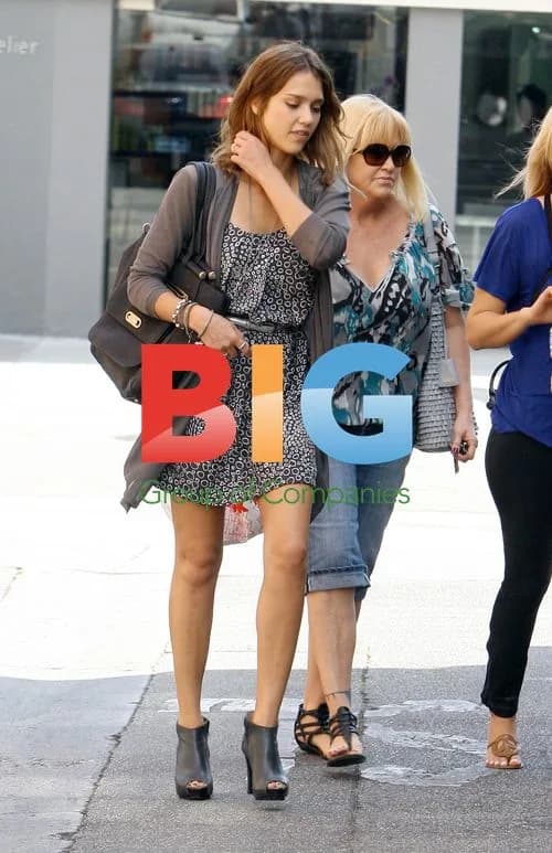 Jessica Alba Out in Beverly Hills