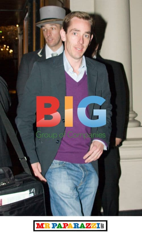 Ryan Tubridy leaving hotel in Dublin