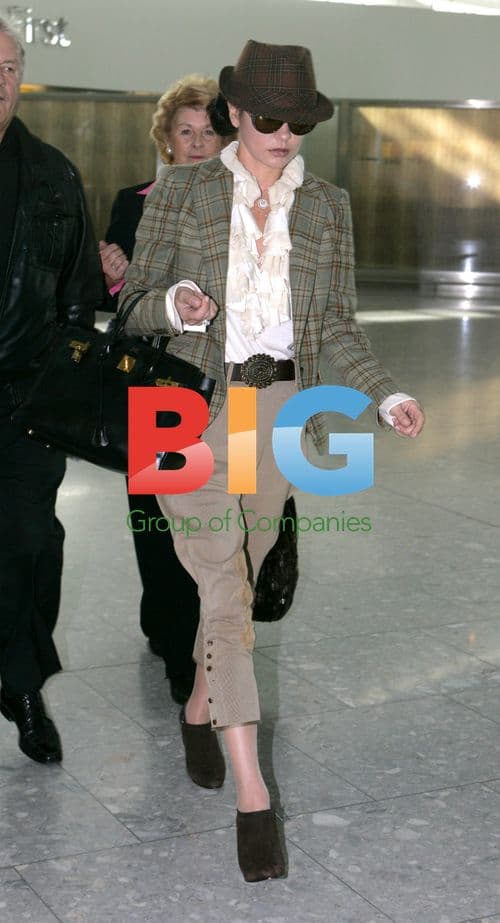 Katherine Zeta Jones Departs Heathrow