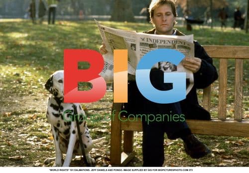 Jeff Daniels and Pongo