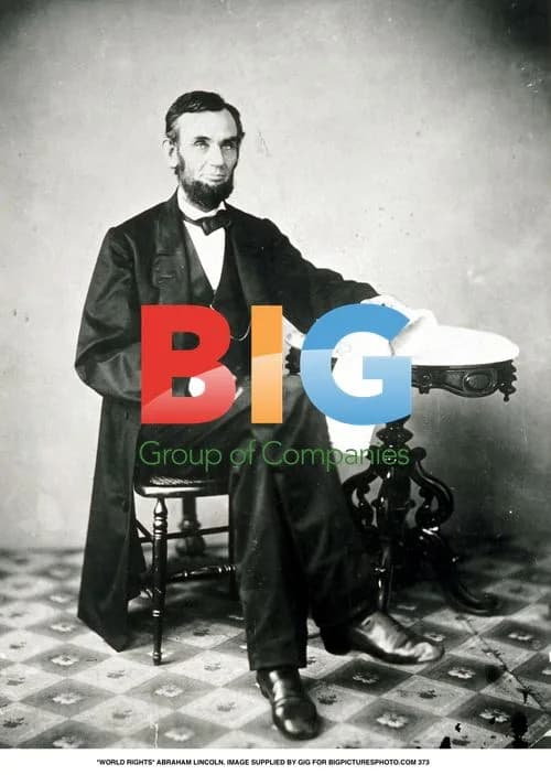Abraham Lincoln in Black Suit