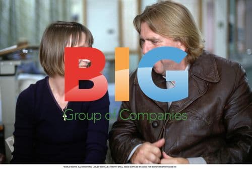 Lesley Manville & Timothy Spall Portrait