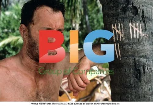 Tom Hanks on 'Cast Away' Set