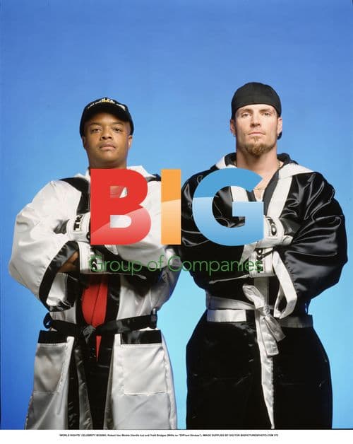 Vanilla Ice and Todd Bridges at Celebrity Boxing