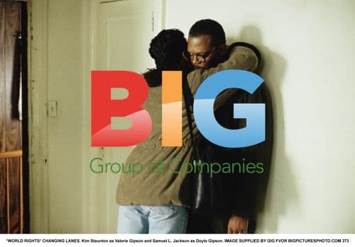 Kim Staunton and Samuel L. Jackson in "Changing Lanes"