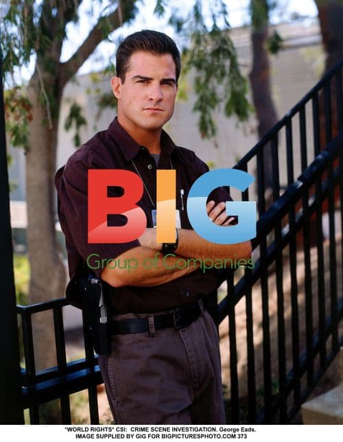 George Eads on CSI Set