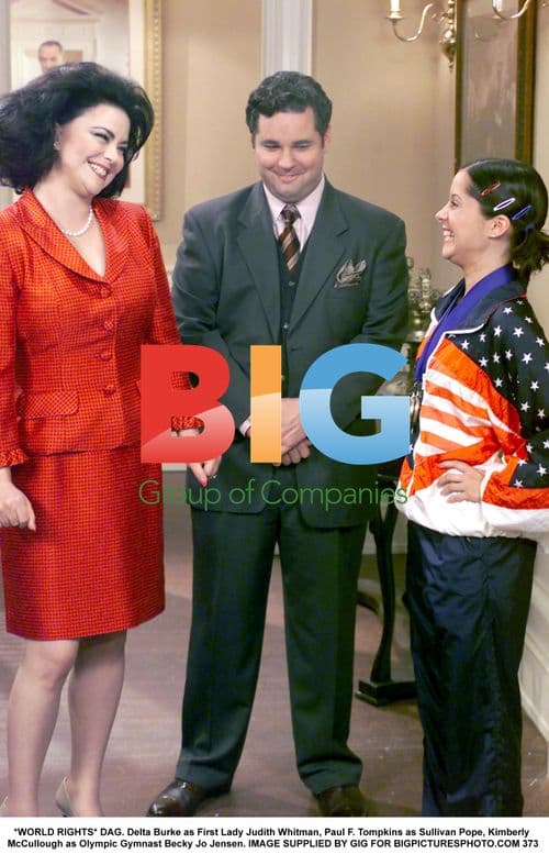 DAG Photo Still of Delta Burke, Paul F. Tompkins, Kimberly McCullough