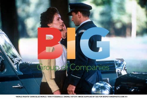 Tara Fitzgerald and Ondrej Vetchy in "Dark Blue World"