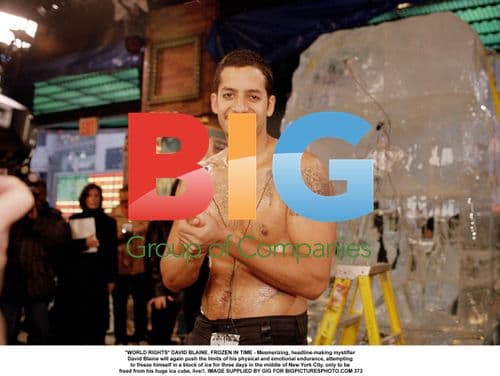 David Blaine Frozen in Ice