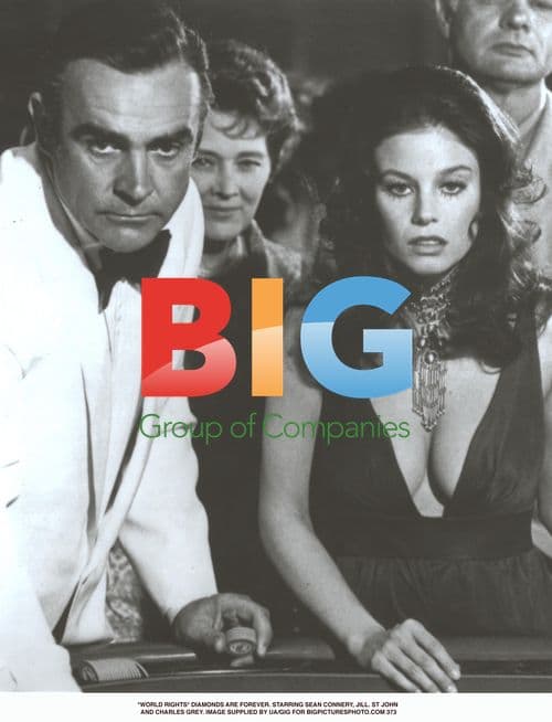 DIAMONDS ARE FOREVER cast portrait