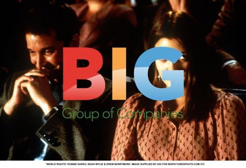 DONNIE DARKO film still with NOAH WYLIE and DREW BARRYMORE