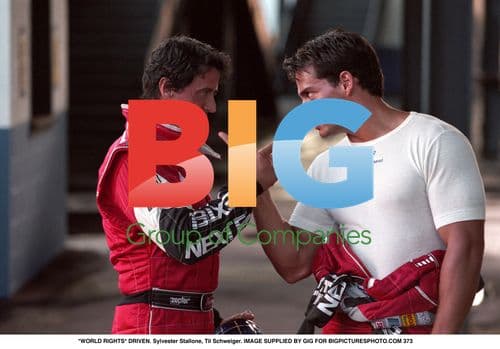 Sylvester Stallone and Til Schweiger on Set