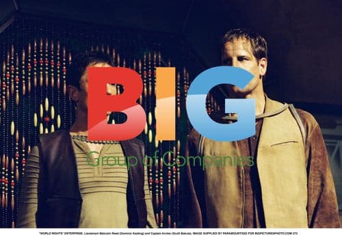 Reed and Archer on Set